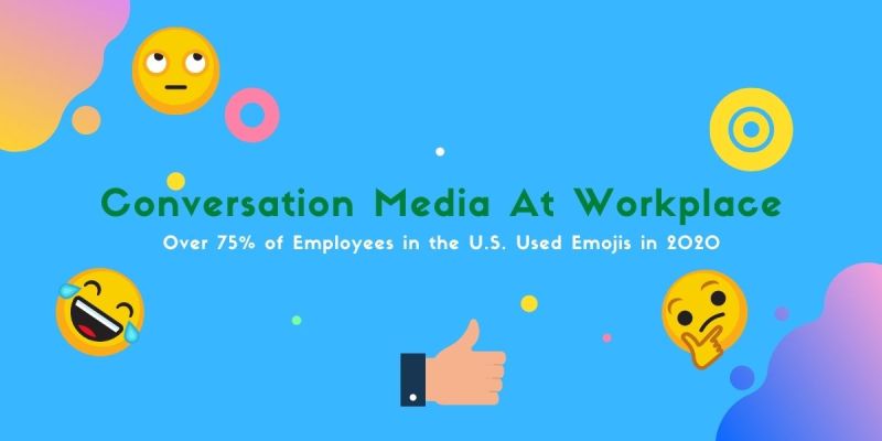 Conversation Media At Workplace: Over 75% of Employees in the U.S. Used Emojis in 2020